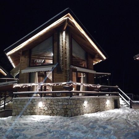 Natura Chalets Mega Chorio Kültér fotó