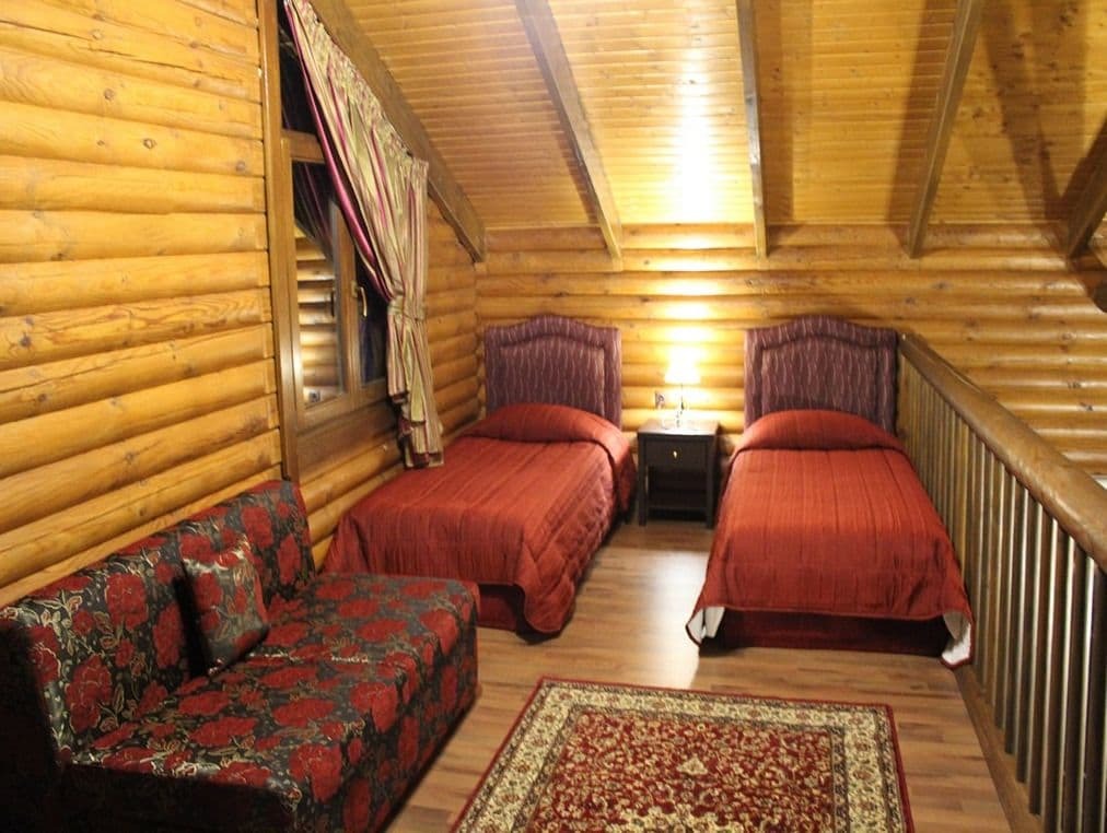 Natura Chalets Mega Chorio Kültér fotó