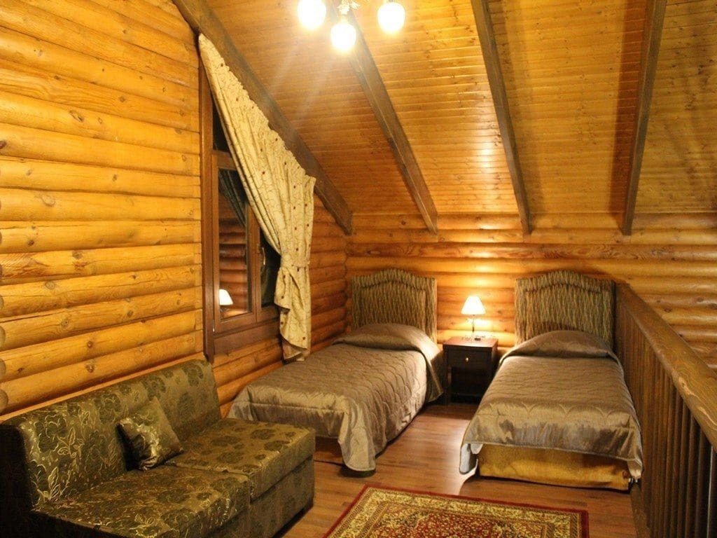 Natura Chalets Mega Chorio Kültér fotó